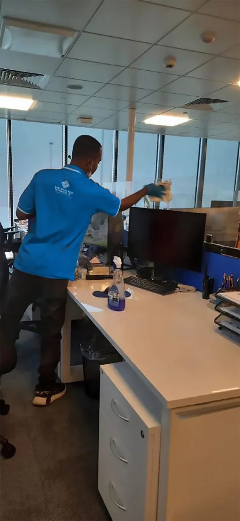 There are number of benefits in hiring a professional office cleaning service provider. One of the biggest perks is that you and your employees will be able to focus on running the business rather than cleaning the business.